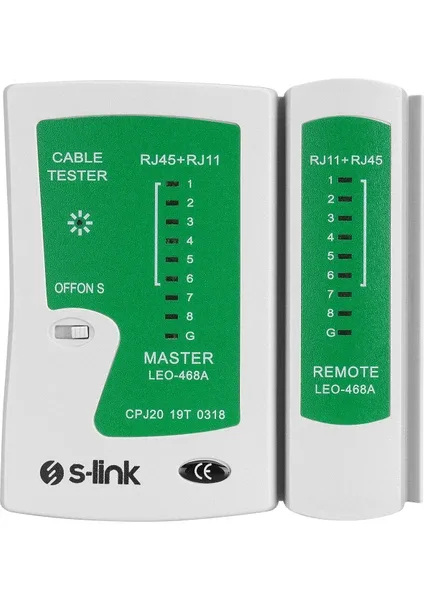 S-Link SL-468 RJ-45 RJ-11 Lüks Kablo Test