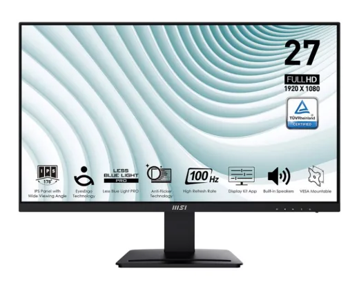 MSI PRO MP273A 27 inç FHD 1MS 100HZ Flat IPS