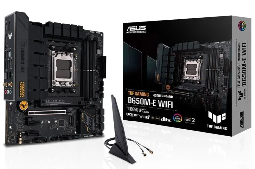 ASUS TUF Gaming B650M-E WIFI AM5 DDR5 Ses GLAN DP/HDMI SATA3 USB3.2 MATX Anakart