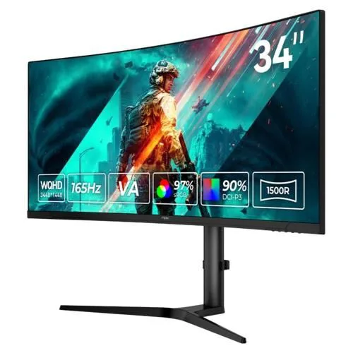 NPC MP3429-Y 34 inç Curved 165HZ 1MS Hoparlör 2XHDMI/2XDP Monitör