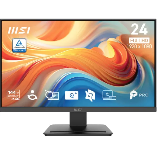 MSI 23.8 PRO MP241 E14V 1920X1080 (FHD) 16:9 Flat VA 144HZ 1MS (MPRT) Freesync Siyah Monitör
