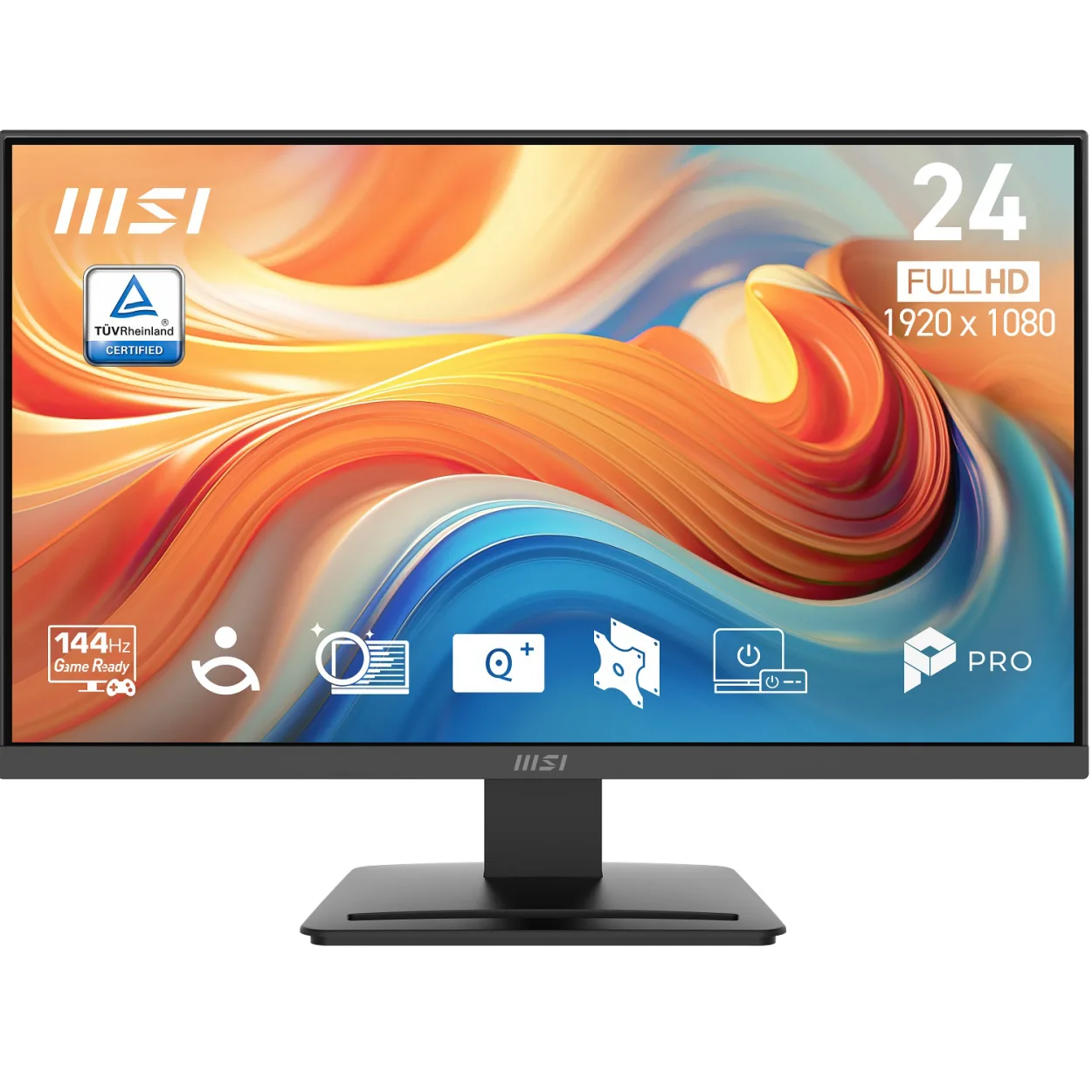 MSI 23.8 PRO MP241 E14V 1920X1080 (FHD) 16:9 Flat VA 144HZ 1MS (MPRT) Freesync Siyah Monitör