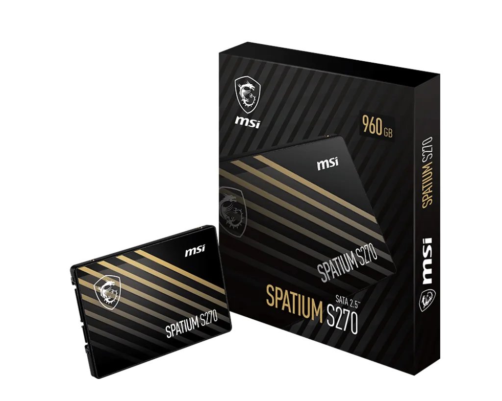 MSI Spatium S270 960GB 2.5 inç SATA3 SSD 500/450