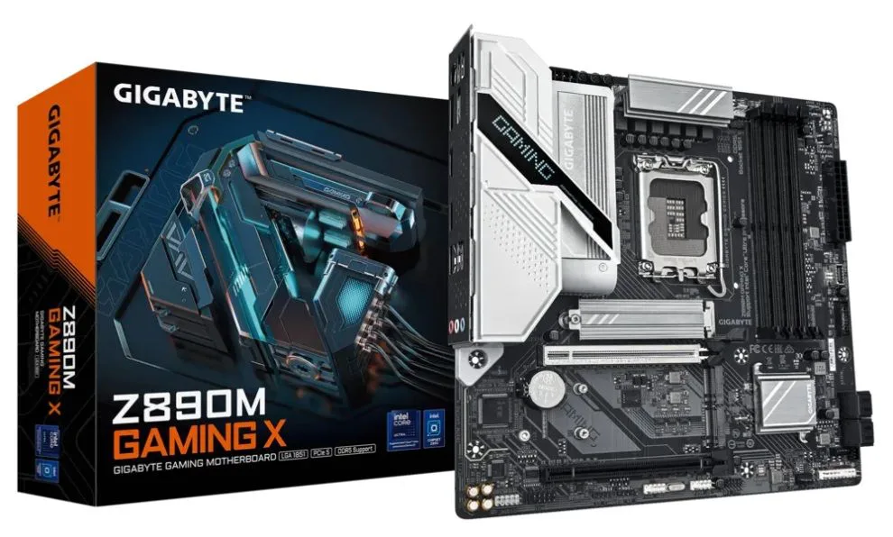 Gigabyte Z890M-GAMING-X 1851P DDR5 Ses GLAN DP/HDMI SATA3 USB3.2 MATX Anakart