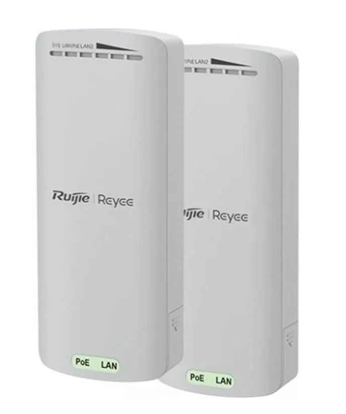 Ruijie RG-EST100-E 300MHz 2X2MIMO 8DBI 2.4GHz Outdoor 2 LI Paket Kablosuz Köprü