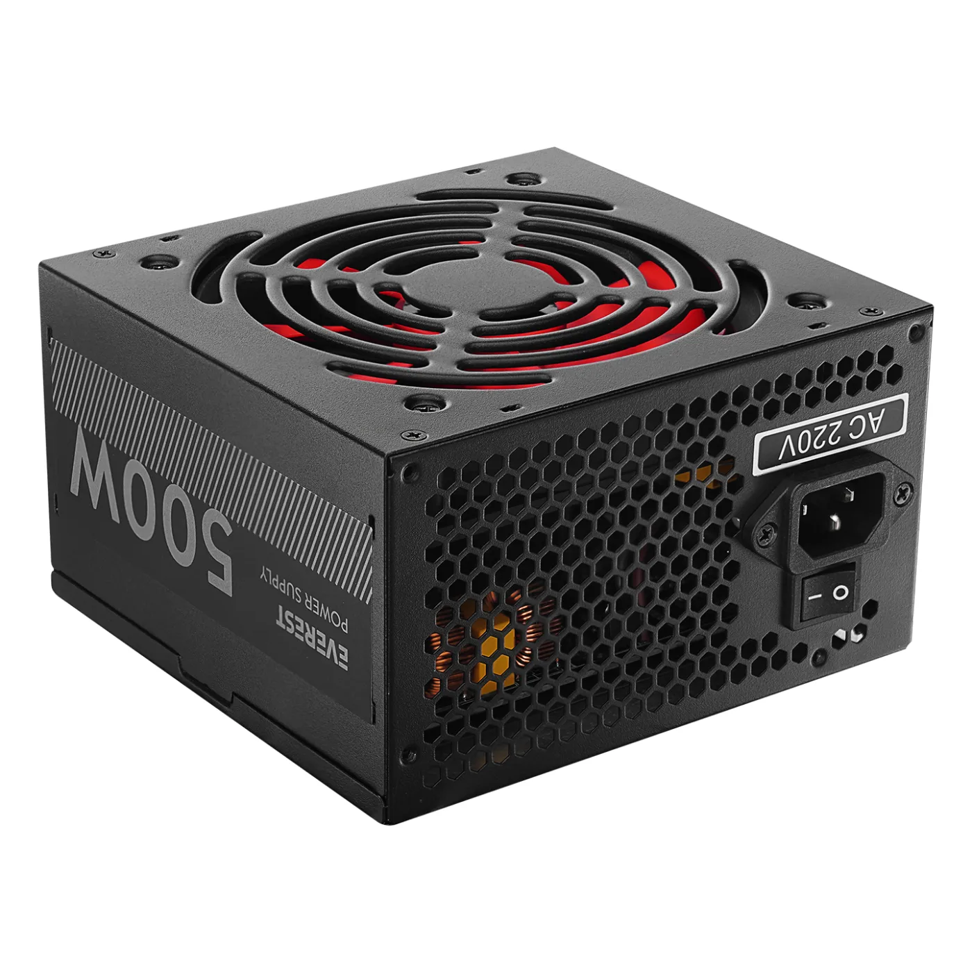Everest EPS-500A Real 500W PEAK-550W 4*SATA 12CM Fanlı Oyuncu PC Destekli Power Supply