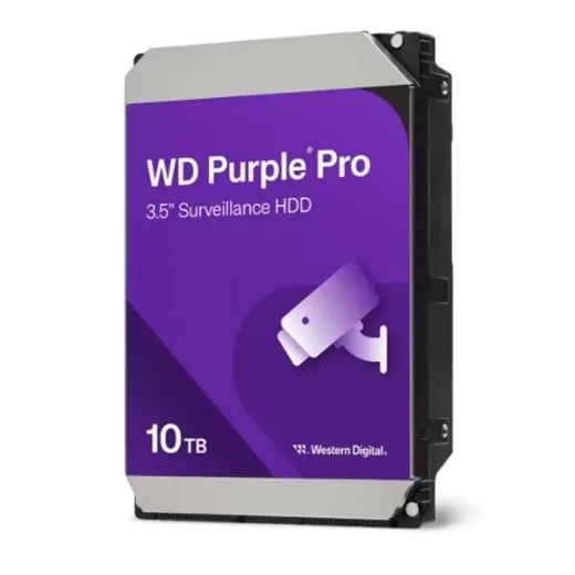 Western Digital WD102PURP Purple PRO 7X24 3.5 Inç 10TB 7200RPM 512MB SATA3 Güvenlık HDD