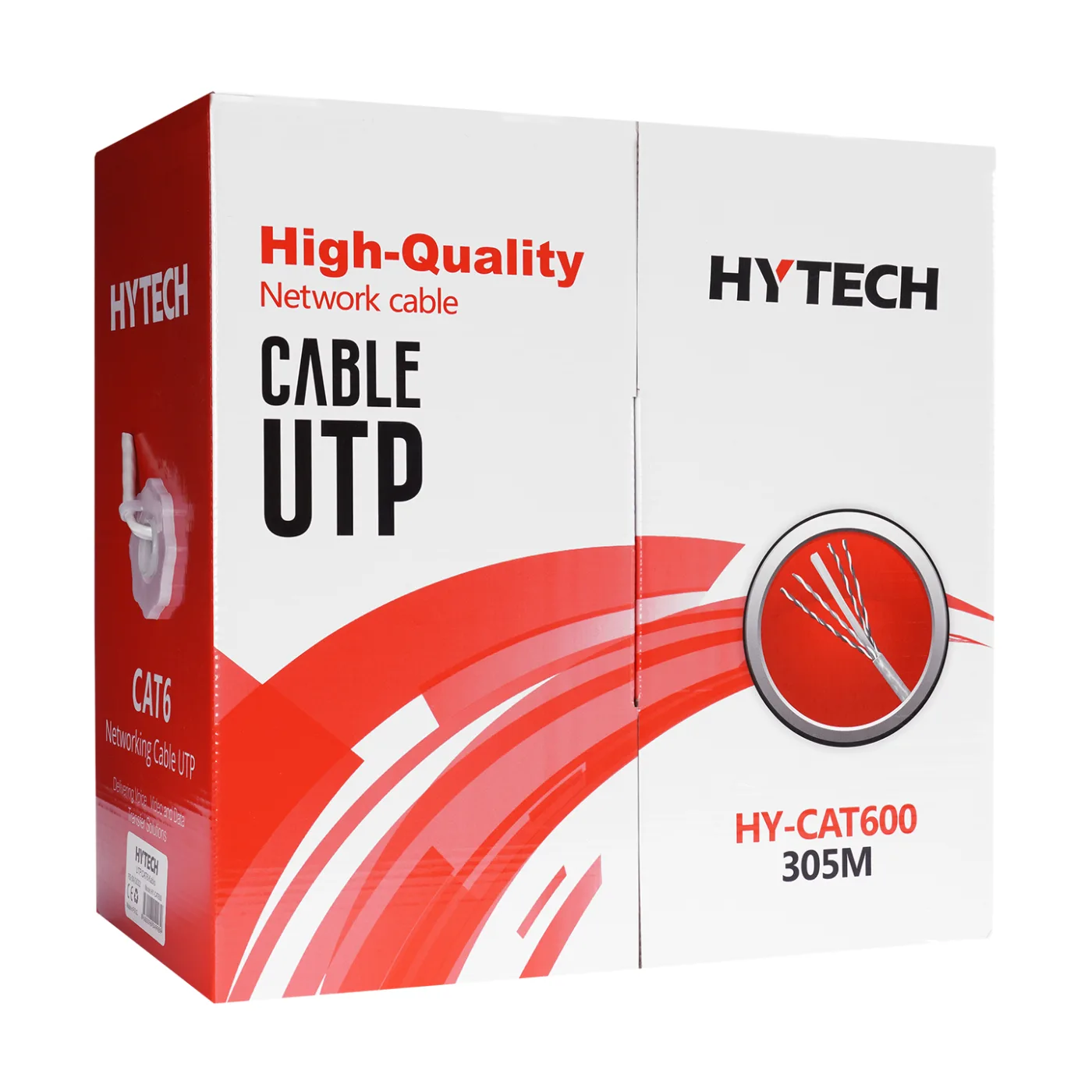Hytech HY-CAT600 305M 25AWG Gri UTP CAT6 Kablo