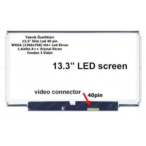 M133NWN1 13.3 inç Ledslim 40PIN Notebook Panel