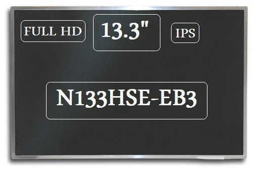N133HSE-EB3 13.3 inç 30PİN LED Slim Notebook Panel