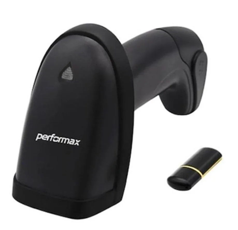 Performax PR-50+ 1D Lazer Barkod Kablosuz Okuyucu USB Siyah