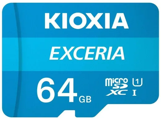 Kioxia 64GB Exceria Microsdxc UHS-1 C10 100MB/SN Flash KART(LMEX1L064GG2)