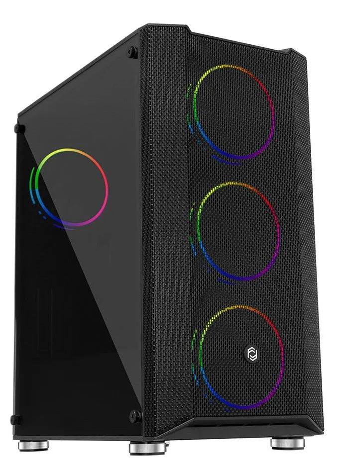 Frisby FC-9405G Panda 650W 80+RGB 4 Fan Kasa(Dual-Ring RGB Fan)