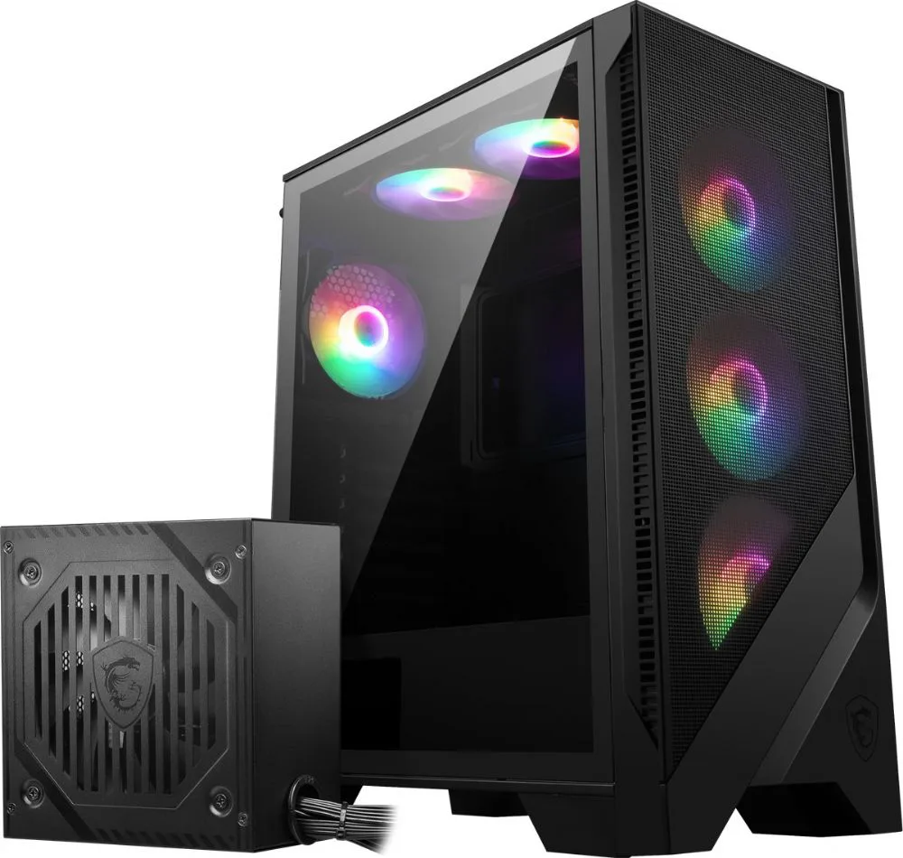 MSI Mag Forge 120A B65 650W 80 USB3.2 6X12CM ARGB Fan Temperli Mid Tower Kasa