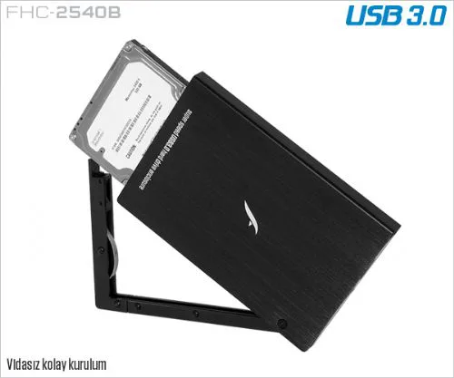 Frisby FHC-2540B 2.5 inç SATA USB 3.0 Ext.Kutu
