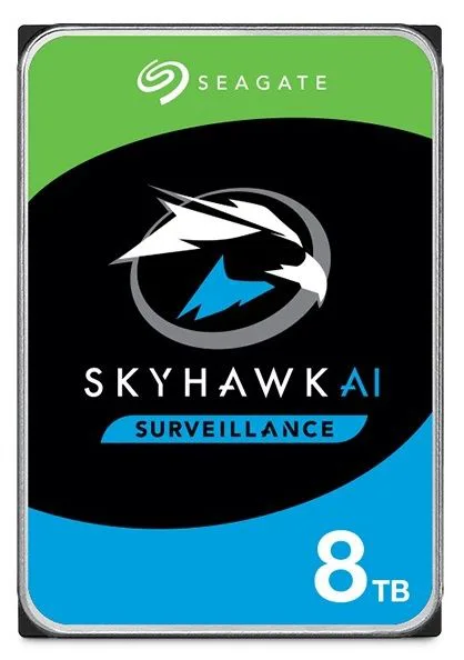 Seagate Skyhawk ST8000VE001 8TB 72000 RPM SATA3 256MB 7X24 Güvenlik Diski