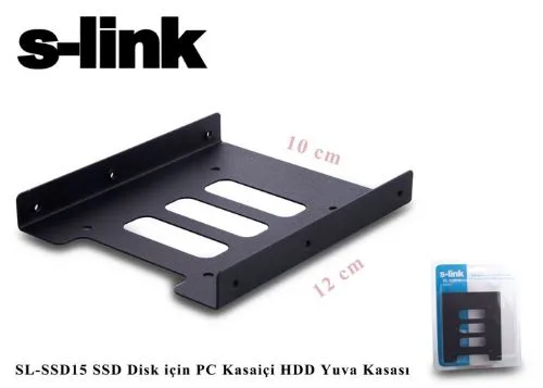 S-Link SL-SSD15 SSD Diskler İçin Bareket 2.5 - 3.5 inç