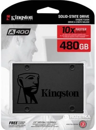 Kingston SA400S37/480G 480GB Ssdnow SA400 SSD (Okuma 550MB / Yazma 450MB)