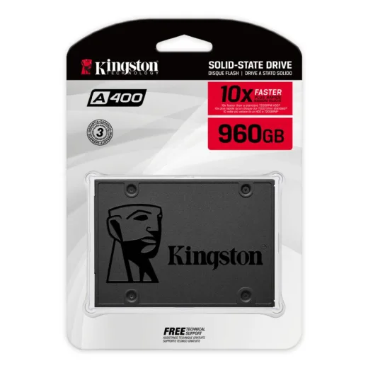Kingston SA400S37/960G 960GB SSD (Okuma 500MB / Yazma 450MB)