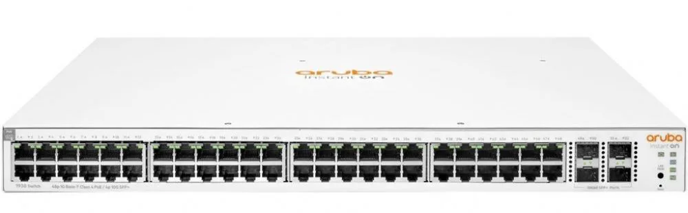 HP JL686A 1930-48G 48 Port Gigabit POE 370W 4XSFP Yönetılebılır Aruba Rackmount Switch