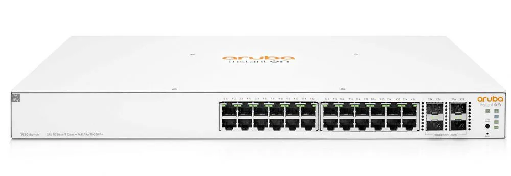 HP JL682A Aruba Ion 1930 24 Port Gigabit + 4XSFP Yönetılebılır Rackmount Switch