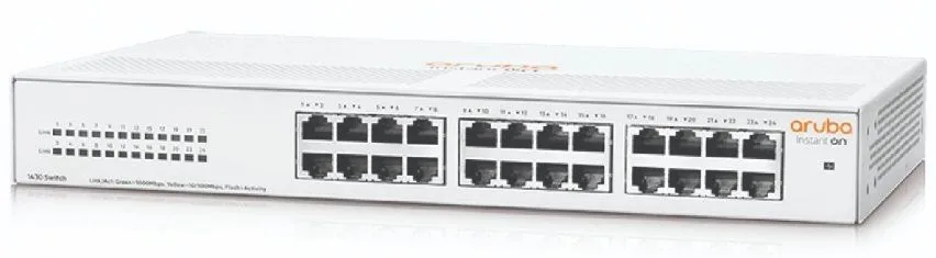HP R8R49A Aruba Ion 1430-24G 24 Port 10/100/1000 Gigabit Switch