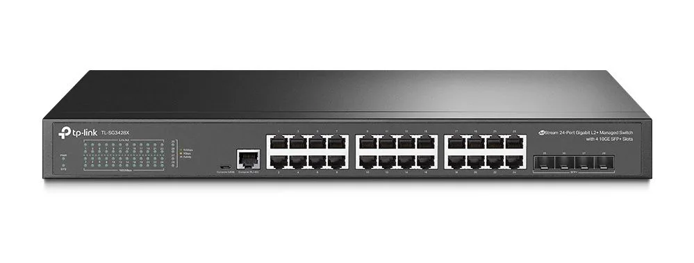 TP-Link TL-SG3428X 24 Port 10/100/1000 4SFP Yönetilebilir Gigabit Switch