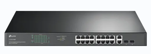 TP-Link TL-SG1218MP 18 Port 10/100/1000 16XPOE +2SFP 250W Yonetilmez Switch Hub