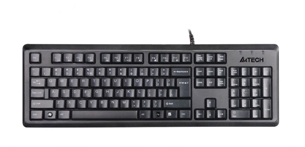 A4 Tech KR-92 Q USB Siyah Türkçe FN-Multimedya Klavye