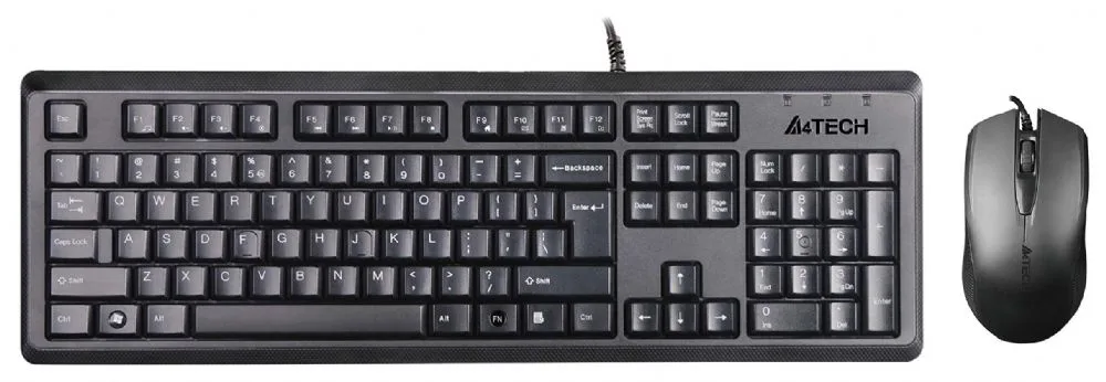 A4 Tech KR-9276 Türkçe Q USB FN-MM KLV+ Optik Mouse Set