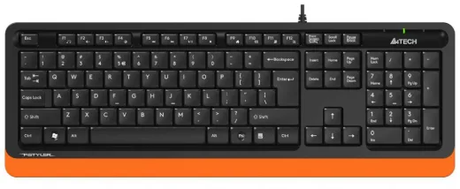 A4 Tech FK10 Q USB Turuncu/Siyah TR FN-Multimedya Klavye