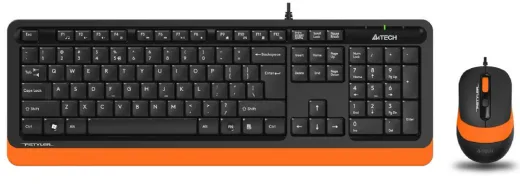 A4 Tech F1010 Q USB Turuncu/Siyah FN-MM KLV+Opt. Mouse 1600D