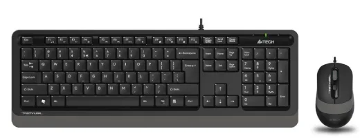 A4 Tech F1010 Q USB Gri/Siyah FN-MM KLV+Opt. Mouse 1600D