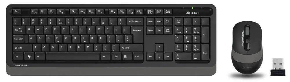 A4 Tech FG1010 2.4G Kablosuz FN-MM KLV+Opt. Gri Q FN-MM KLV+Opt. Mouse 2000DPİ