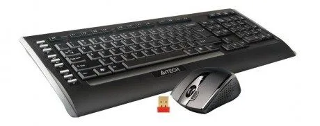 A4 Tech 9300F 2.4GHz Kablosuz Q MM KLV+V-Track Mouse Siyah