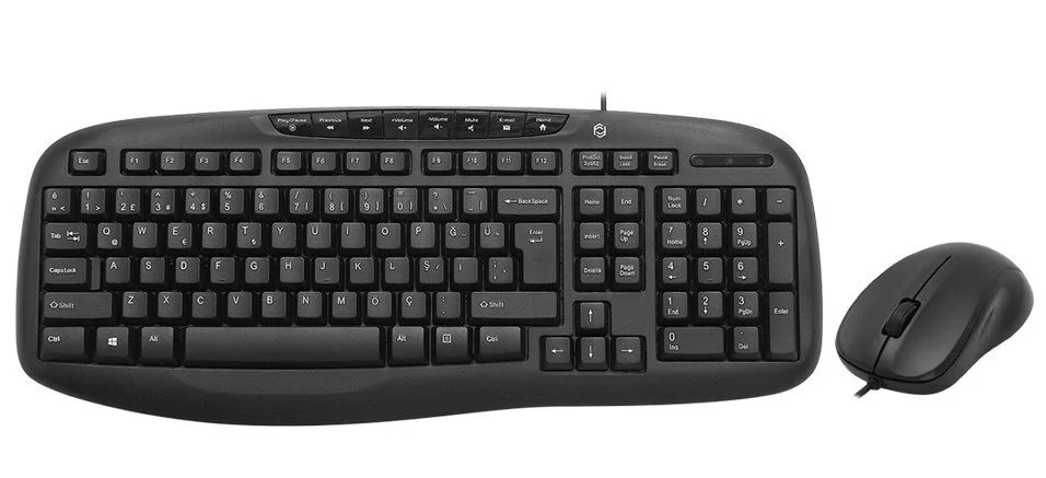 Frisby FK-4825QU MM Q TR Kablolu KLV+Mouse Set