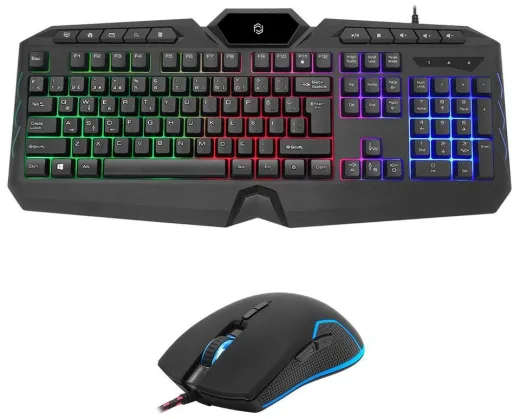 Frisby FK-4865QU Kablolu RGB Klavye-Mouse Set