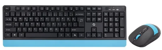 Frisby FK-4885QU Kablosuz Klavye-Mouse Set Siyah / Mavi
