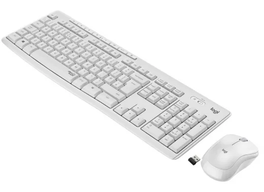 Logitech MK295 Kablosuz Q Klavye Mouse Set Beyaz (920-010089)
