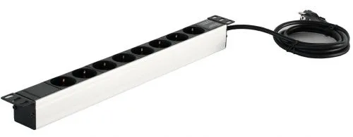 Bestrack SPG06 6 LI Sigortalı 19 inç Piriz 2 MT.