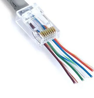 Frisby FNW-RJ4526N RJ-45 CAT5 Yeni Nesil Delikli Konnektör 100LÜ Kutu