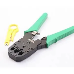 Frisby FNW-55N RJ-45 3 Girişli Sikma Pense Kablo Siyirma Aparatli