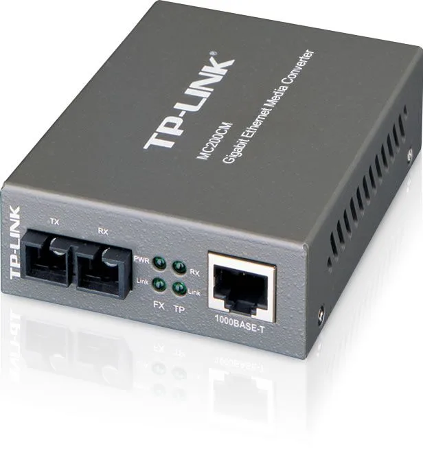 TP-Link MC200CM Gigabit Multi-Mode Fiber Converter