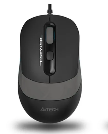 A4 Tech FM10 USB Gri/Siyah Optik 1600 DPI