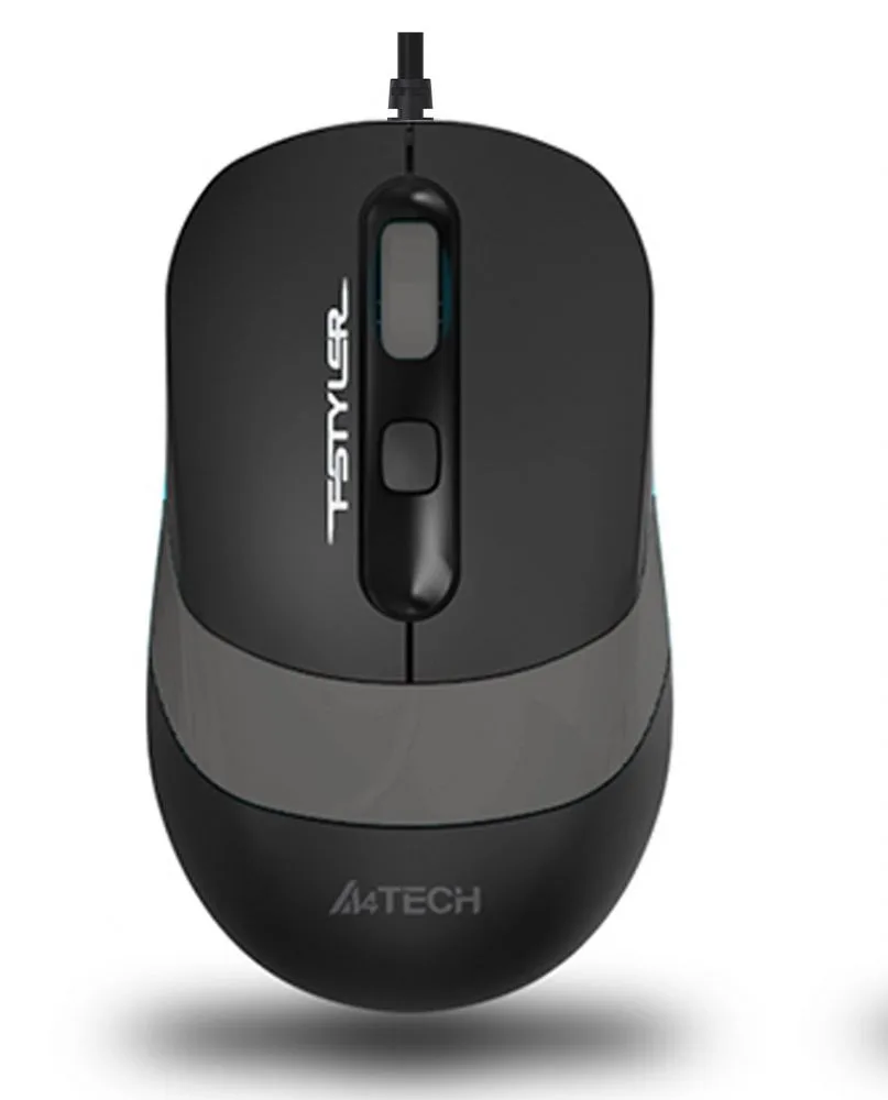 A4 Tech FM10 USB Gri/Siyah Optik 1600 DPI