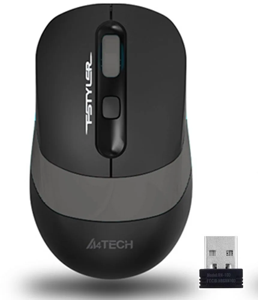 A4 Tech FG10 Gri/Siyah Nano Kablosuz Optik 2000 DPI