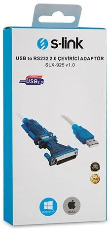 S-Link SLX-925 USB Portu Seri Porta Çevirici (USB TO RS232)
