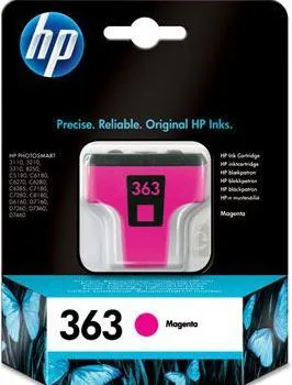 HP C8772E NO:363 3210/3310/8250 Kırmızı C5180/C6180/C7180/D6160/D7160/D7360