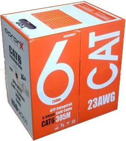 Apronx IPX-CAT6T CAT6 305M 23AWG Turuncu UTP Kablo Network Kablosu