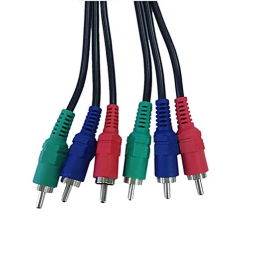 Hama 043421 5M Komponent 3RCA Siyah Kablo